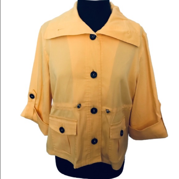 Ruby Rd Twill Button Jacket Size 10 - Picture 2 of 6